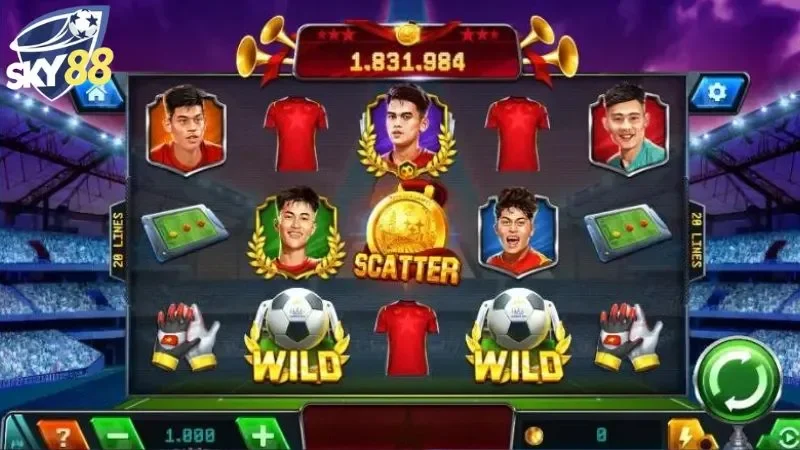 Chi tiết về slot game chiến binh sao vàng sky88