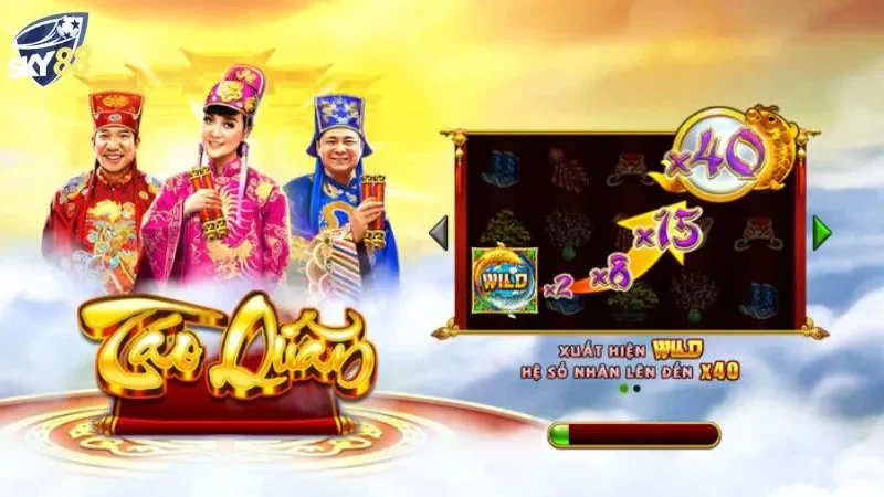  Các biểu tượng và tính năng đặc biệt mà game Táo Quân Sky88 mang lại