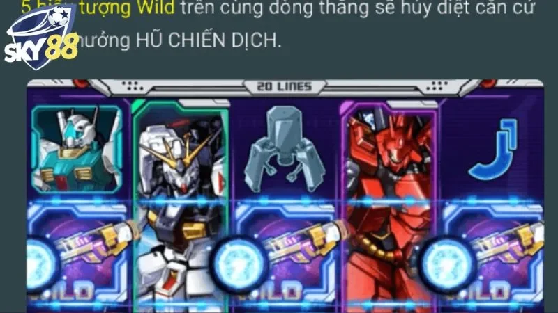 Trải nghiệm chơi đại chiến gundam cực hot